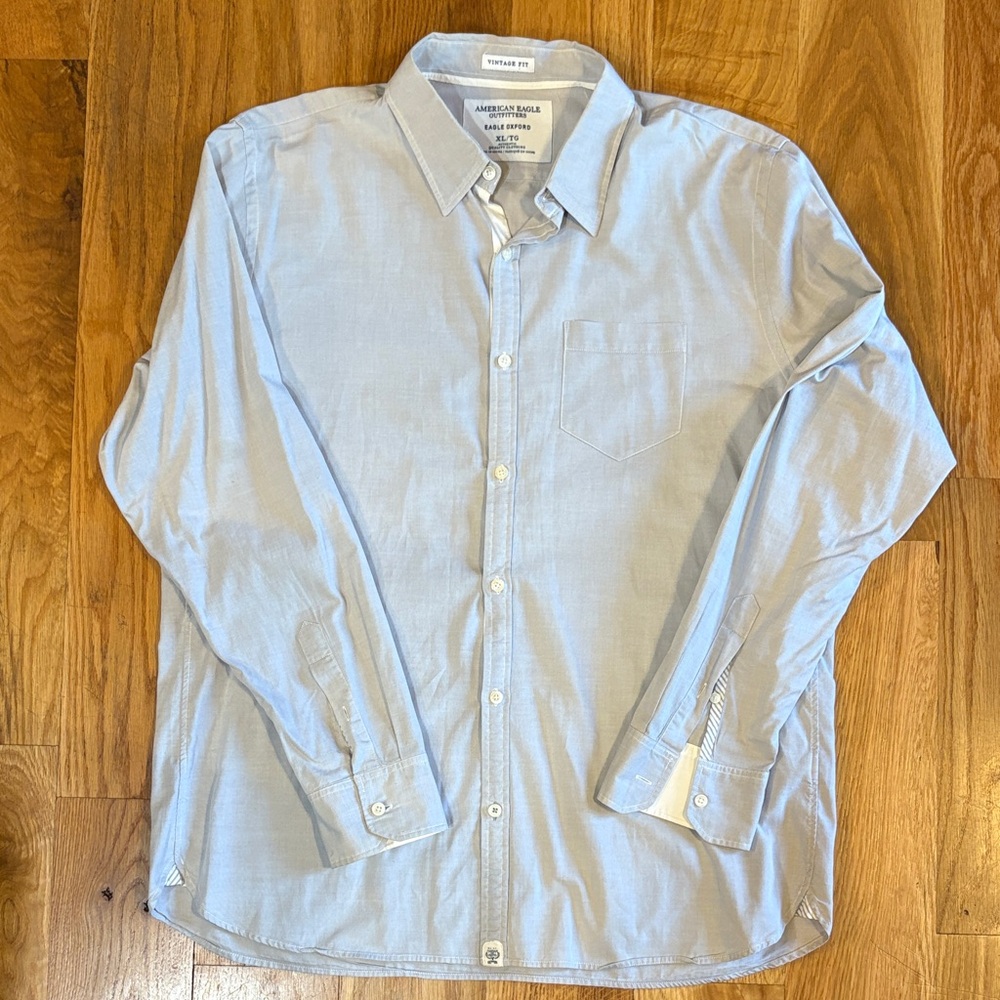 Men’s American Eagle Vintage Fit Oxford, Sz XL